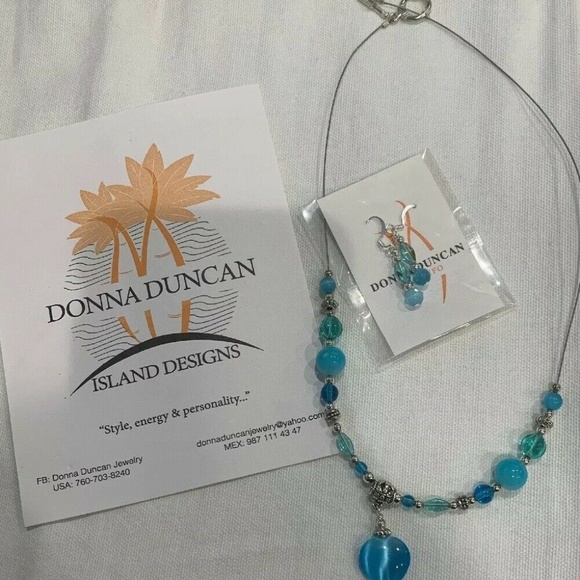 Donna Duncan Necklace & Earrings - Picture 1 of 5